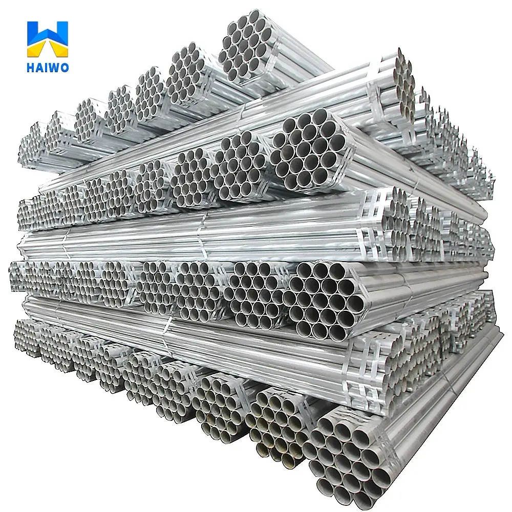 Z60 Z100 SHS RHS ERW Hollow Section round Square Steel tube Bare Oiled Galvanized Painted tube Spiral Welded Pipe