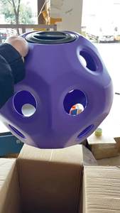 Популярный мяч-кормушка для лошадей: медленная подача корма, подвесная игрушка-кормушка для лошадей, коз, овец, снимающая стресс - Product Image 5