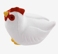 Balles anti-stress personnalisées en forme de poulet, impression de logo promotionnel, cadeaux publicitaires, fournitures de bureau
