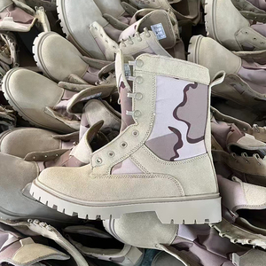 Botas Tácticas de Gamuza con Camuflaje Desértico DSF608, Diseño de Camuflaje, Transpirables, para Todas las Estaciones, Uso Casual, Botas de Servicio - Product Image 1