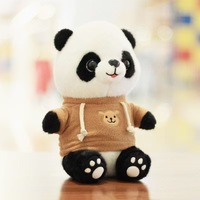 Peluche Panda Personnalisée en Gros, Jouet Doux en Coton PP, Coussin Animal en Peluche 24cm, Anti-Stress et Compagnon, Usine OEM/ODM