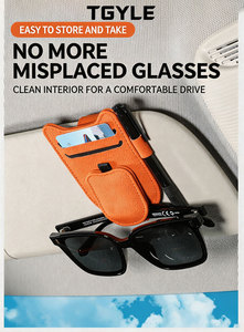 Soporte Multifuncional para <span class=keywords><strong>Gafas</strong></span> de Sol para Coche, Clip de Almacenamiento para Visera, Organizador de Boletos, Tarjetas y Recibos, Accesorio Interior para Automóvil - Product Image 4