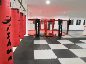 Cage professionnelle <span class=keywords><strong>Octogone</strong></span> <span class=keywords><strong>MMA</strong></span> 4*4m/5*5m/6*6m/7*7m/8*8m ring de boxe pour centre d'entraînement - Product Image 4
