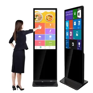 32 43 65 75 85 55 Inch Touch Digital Signage Kiosk Android 11 Touch Screen LCD Totem Digital Display For Advertising