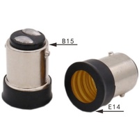 Convertisseur d'éclairage LED à économie d'énergie USBO E15D E14 B15 Bases de lampes halogènes en plastique 3A Support d'adaptateur de douille d'ampoule à vis