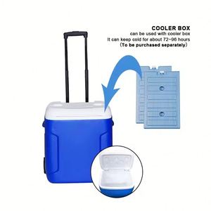 OEM/ODM Large Capacity Camping Portable Trolley <b>Ice</b> <b>Cooler</b> <b>Box</b> Portable Insulation <b>Box</b> for Outdoor Party BBQ - Product Image 6