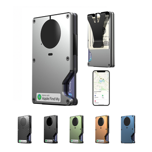 Clip Metálico para Dinero con Bloqueo RFID para Hombre, Compatible con Apple Find My Smart Wallet - Product Image 1