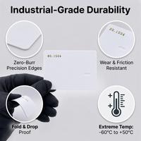 Impression personnalisée de cartes RFID, cartes en plastique blanches, cartes cadeaux, cartes vierges avec puce et bande magnétique