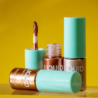 Fard à paupières liquide à paillettes OEM imperméable à l'eau à haute teneur en pigment
