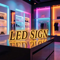 Logos OEM pour entreprises, enseignes LED, éclairage paysager, enseignes acryliques, lettres en relief LED 3D personnalisées, signalétique extérieure pour magasins