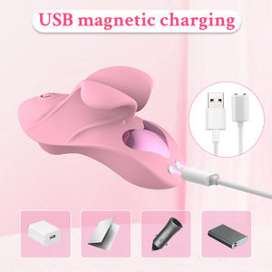 2024 Neuer Mini-Finger-Dildo Klitoris-Vibrator Sexspielzeug Wiederaufladbarer G-Punkt Vibrierender Finger-Stimulator für Frauen - Product Image 6