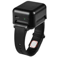 Aphixexun — bracelet de cheville résistant aux impacts et aux dépersonnage, pour personnes âgées, verrouillage par doseur, GPS de surveillance à domicile