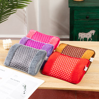 Wiederaufladbarer Elektrischer Handwärmer mit Plüsch-Handtaschen, Gepunktete Winter-Wärme-Tasche, Geschenk für Frauen