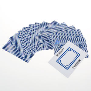 Cartes de jeu de <span class=keywords><strong>mahjong</strong></span> personnalisées AYPC de haute qualité avec papier bleu et code-barres - Product Image 5