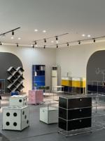 Moderner Edelstahl-Modulschrank aus gehärtetem Stahl, anpassbares Wohnzimmer-/Schlafzimmer-Sideboard für Zuhause, Bar und Hotel