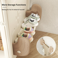 Armoire Cactus pour Enfants, Ensemble de Meubles de Chambre, Rangement de Vêtements pour Enfants, Armoire en Plastique
