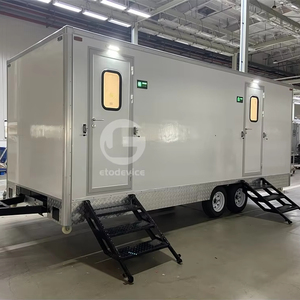 Remolques de Ducha y Baño Portátiles Insonorizados de Acero de Alta Calidad y Gran Venta para Eventos - Product Image 1