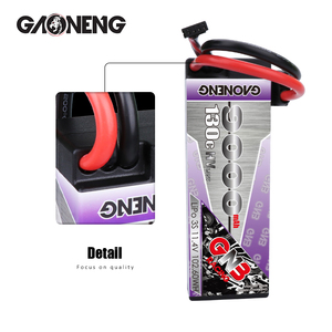 Gnb gaoneng 9000มิลลิแอมป์3เอส3S2P เอชวี11.4โวลต์130C สายเคเบิ้ลแข็งแบตเตอรี่ Lipo RC รถยนต์เรือ off-road TRX EC5 deans XT90 XT60 AS150 XT150 - Product Image 5