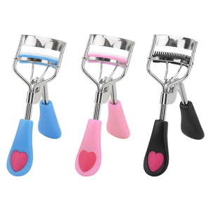 Recourbe-cils plat extra large unique et écologique pour la beauté, avec poignée en plastique à prise souple, vente en gros - Product Image 1