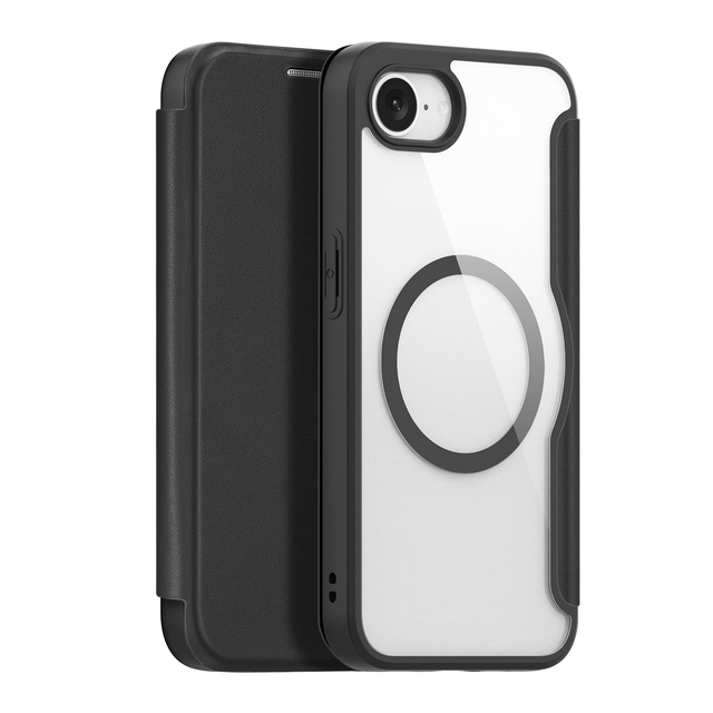 DUX DUCIS Leather Wallet Phone Case for iPhone 17 Pro Max 16 Plus 14 S25 Edge S26 Ultra S23 RFID Blocking Card Slot Book Cases