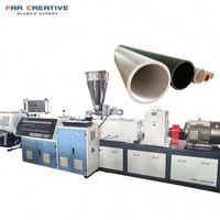 Tuyau créatif lointain de PVC faisant des tuyaux traitant la machine UPVC Machine de tube en plastique chaîne de production d'extrusion électrique