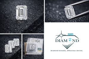 Diamant de laboratoire CVD de qualité supérieure, taille émeraude, couleur E, clarté VS2, 4,53 carats |   Diamant de laboratoire certifié IGI 4,53 ct (E/VS2) - Product Image 2