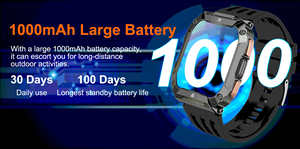 2025 linterna <span class=keywords><strong>reloj</strong></span> inteligente G68 esfera personalizada Modo deportivo múltiple 1000mAh Batería grande IP68 relojes inteligentes impermeables al aire libre - Product Image 3
