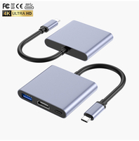Hub USB-C 3-en-1 avec HDMI 4K, PD et USB 3.0 pour la plupart des appareils – Station d'accueil HDMI 3-en-1