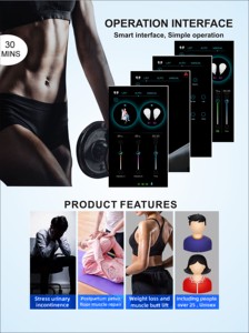 Produits très vendus Cliniques de santé Guérison post-partum Incontinence urinaire Appareil d'entraînement électrique du plancher pelvien - Product Image 4