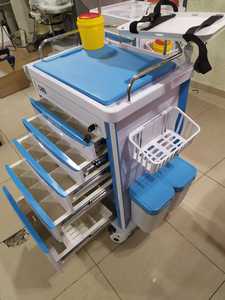 Tbmt — chariot médical à roulettes et chariot d'urgence ABS, meubles d'hôpital, outil médical disponible à un prix abordable