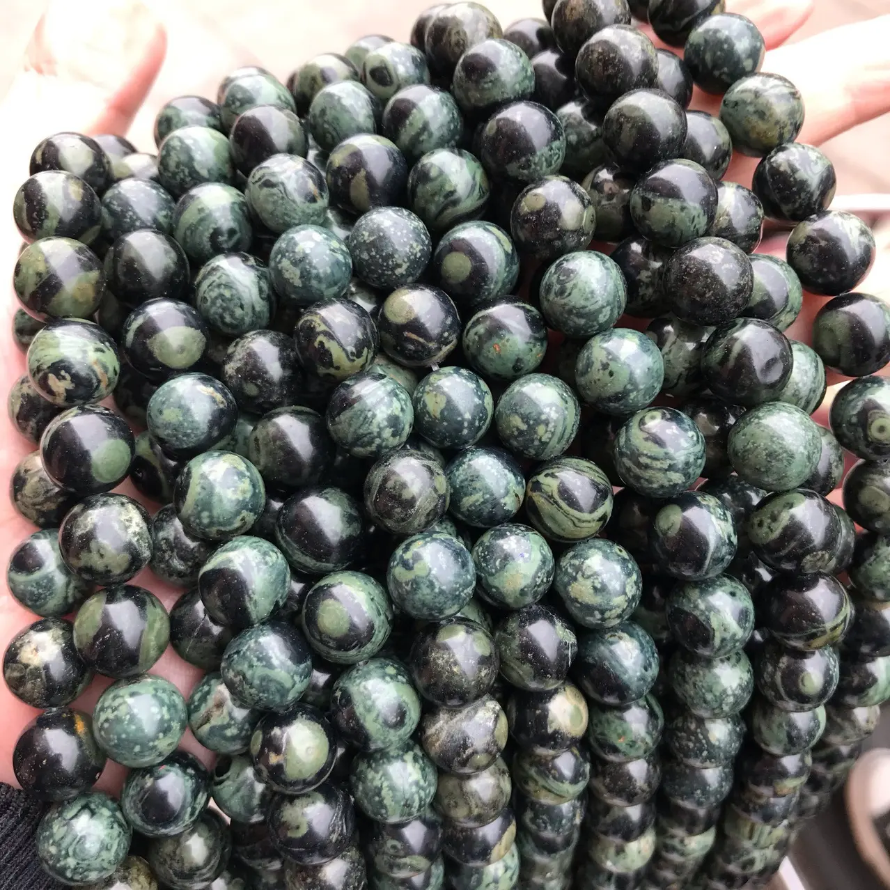 Fabrik Direkt verkauf Edelstein Kristall Naturstein Perlen 4 6 8 10 12mm Lose Perle machen Diy Armband Perlen für die Schmuck herstellung