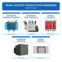 Transformateur de distribution triphasé personnalisé de 100-5000 kVA, 60 Hz, à faible perte, immergé dans l'huile, avec normes CE ISO