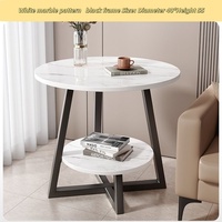 Petite table basse, table d'appoint, salon, chambre, mini étagère, balcon, rangement simple, petite table ronde à double niveau