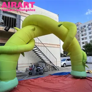 Màu xanh lá cây Inflatable dây leo, bơm hơi khổng lồ nho arches cho quảng cáo