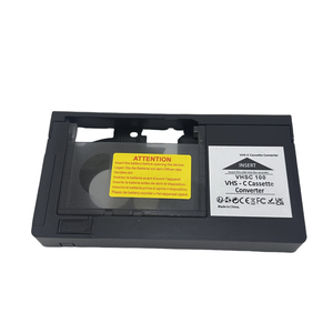 VHS-C to VHS Cassette Converter Adapter Battery Powered For Home Archiving Video Tape <b>Player</b> Retro Tool ABS Shell Multi-function - Product Image 1