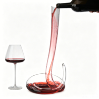 Carafe à vin rouge en verre en forme de serpent JH 2026, distributeur de luxe vintage pour la maison, les restaurants et les bars