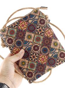 Sac de té<span class=keywords><strong>l</strong></span>éphone portable ethnique à motifs géométriques, écologique, <span class=keywords><strong>léger</strong></span>, avec fermeture éclair, pochette portable <span class=keywords><strong>pour</strong></span> té<span class=keywords><strong>l</strong></span>éphone, bandoulière, <span class=keywords><strong>été</strong></span> - Product Image 4