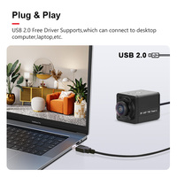 Cámara USB 2.0 14209 5600, 4K, Lente Panorámica Distorsionada de 240 Grados y 1.4 mm, Sensor CMOS IMX334, MJPG 30fps, UVC 8MP, Montaje M12, Multi-OS