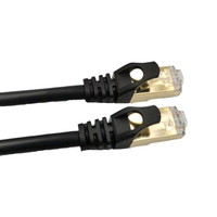 Kabel Patch Gigabit LAN RJ45 tahan lama CAT5/CAT8 RJ45 untuk PC Router & Modem panjang banyak tersedia