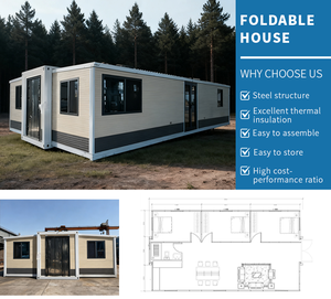 移动小房子3 4卧室折叠预制房屋20英尺40英尺豪华可扩展集装箱房屋 - Product Image 2