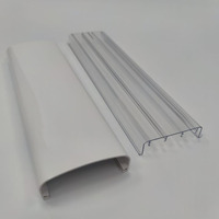 Diffuseur de lumière LED en polycarbonate de style chinois moderne de haute qualité, abat-jour de remplacement, tube lumineux en PC, couvercle de luminaire