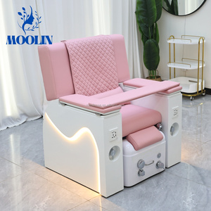 Sillón <span class=keywords><strong>de</strong></span> Manicura y Pedicura Eléctrico MOOLIN, Moderno y <span class=keywords><strong>de</strong></span> Lujo, con Función <span class=keywords><strong>de</strong></span> Masaje Automático, Cuero PU Resistente, para Dormitorio, Salón <span class=keywords><strong>de</strong></span> <span class=keywords><strong>Uñas</strong></span>, Profesional - Product Image 1