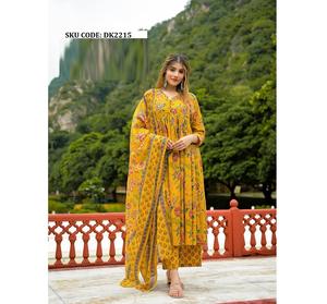 Vestido Moderno de Algodón Premium para Mujer con Diseño Artístico, Sensación Cómoda y Versátil para Fiestas y Bodas - Product Image 2