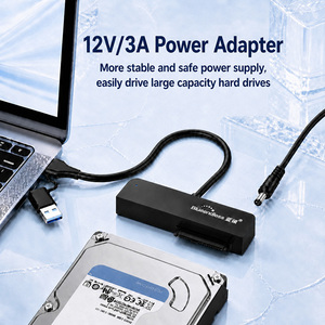 Cable <span class=keywords><strong>SATA</strong></span> <span class=keywords><strong>a</strong></span> USB, <span class=keywords><strong>Adaptador</strong></span> de Disco Duro USB-C/USB 3.0 <span class=keywords><strong>a</strong></span> <span class=keywords><strong>SATA</strong></span> III Compatible con Discos Duros y SSD de 2.5 y 3.5 Pulgadas con Alimentación CC - Product Image 4