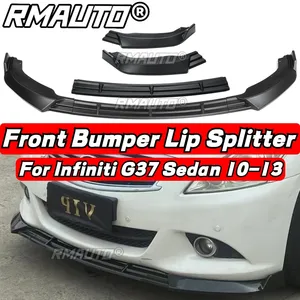 For Infiniti G25 G37 2004-2013 Carbon Fiber <b>Car</b> Front Bumper Splitter Spoiler Lip <b>Diffuser</b> Bumper Guard G25 G37 Lip Body Kit - Product Image 6
