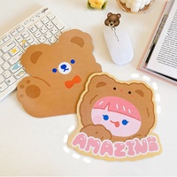 Tapis de souris Kawaii, tapis de souris de dessin animé, tapis de clavier de Noël, fournitures de bureau pour étudiants, sous-verre pour étudiants, tapis de table créatif