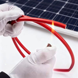 สายไฟโซลาร์เซลล์ PV1-F XLPE UL4703-PV ขนาด 10AWG 2000V AC ตัวนำทองแดงเคลือบดีบุก แรงดันต่ำ -40 องศาเซลเซียส ถึง 125 องศาเซลเซียส สำหรับสถานีไฟฟ้า - Product Image 5