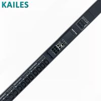 KAILES (KLS) K55 Série ZD PDU intelligent, robuste, en métal, pour rack, usage intensif, 32A, 24 prises, 200-240VAC, usage industriel, équipement réseau