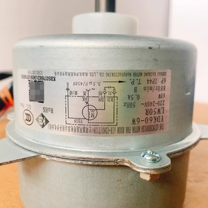 YDK60-6W Asynchronous Motor 60W 880r/min Single Phase Flange Mount For Air Conditioner <b>Fan</b> - Product Image 1