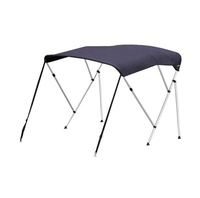 Housse de kayak à charnière facile à installer Pare-soleil pliable universel gonflable pour bateau bimini